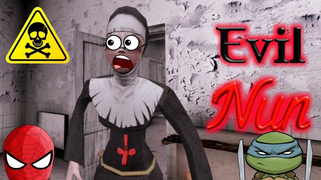 СЕКРЕТНАЯ КОНЦОВКА &ndash; МОНАХИНЯ! - ЛЕТСПЛЕЙ ИГРЫ EVIL NUN &ndash; СПАЙДЕР И НИНДЗЯГО