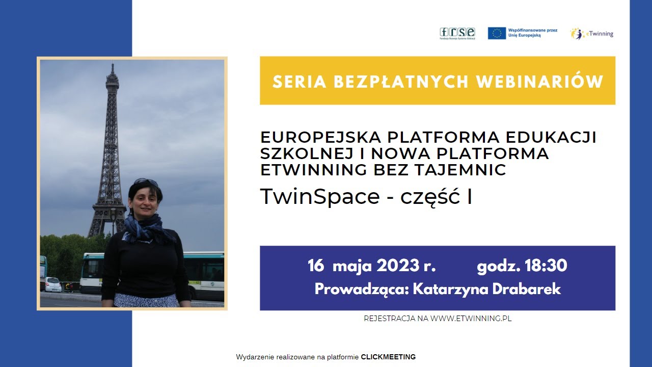 16.05.2023 - Webinarium: Twinspace - część I