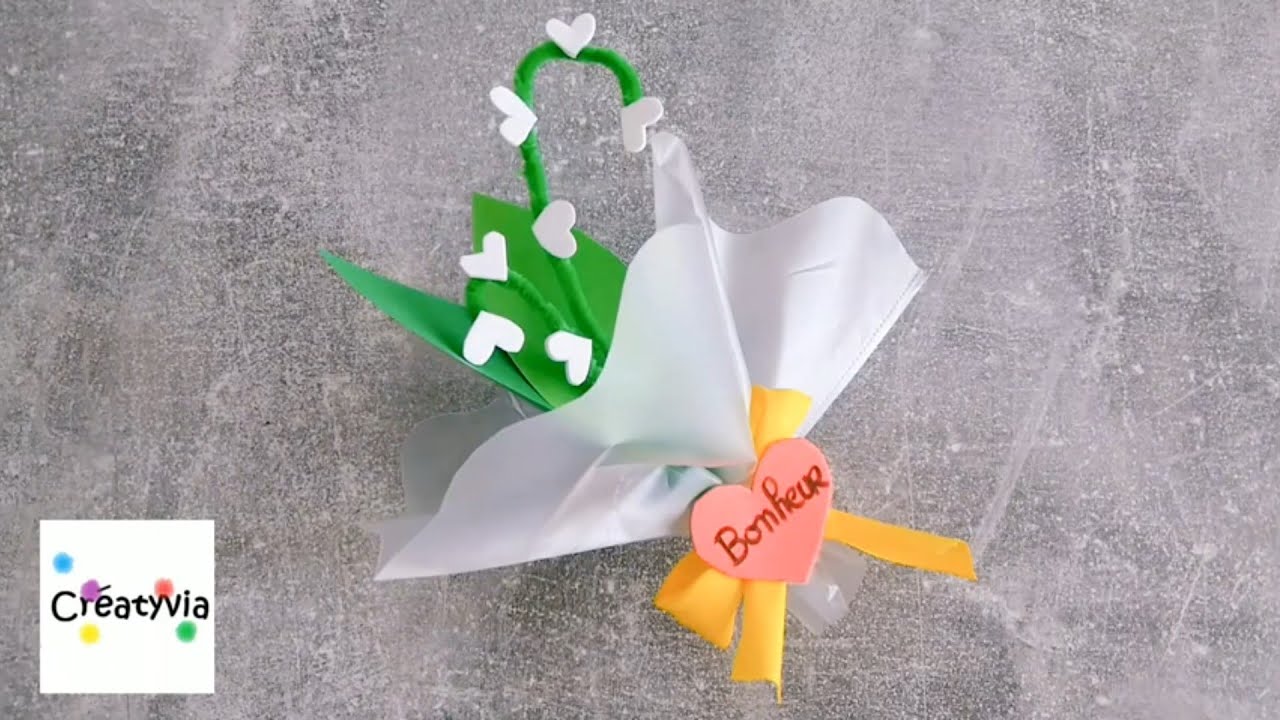 Tuto bouquet de muguet 🌿 DIY - Matériel description