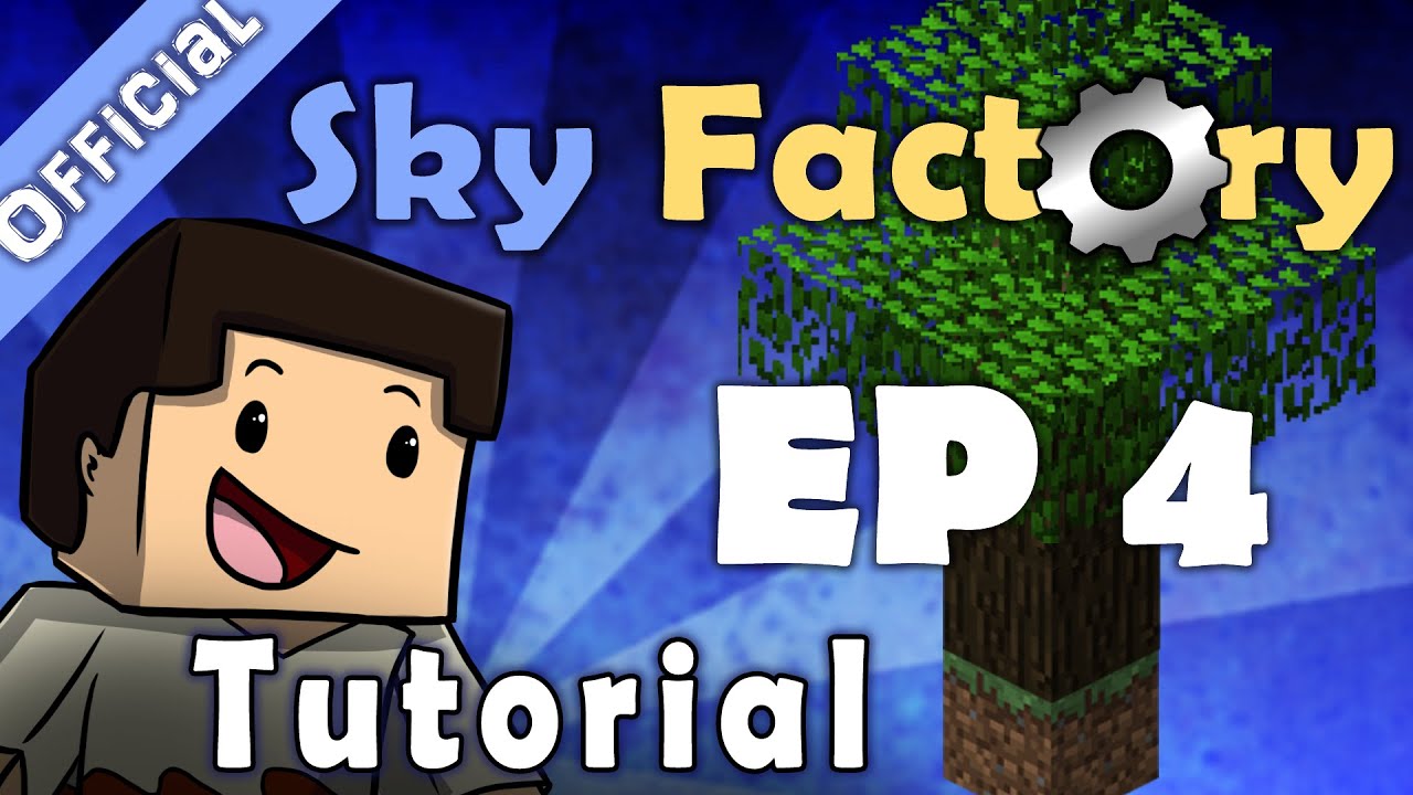 Minecraft Sky Factory Official Tutorial 4 - Mob Farm and Automatic Cobblestone Generator