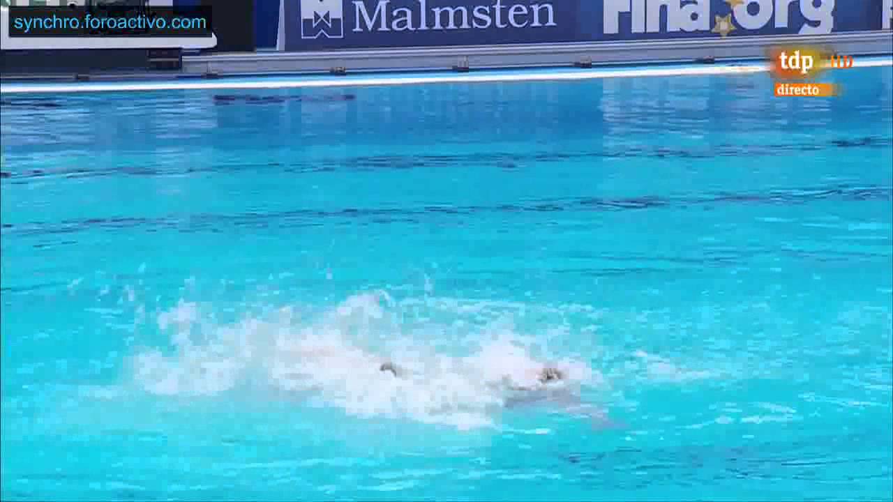 Natalia Ischenko/Svetlana Romashina (RUS) Free Duet Preliminary Kazan World Championships 2015
