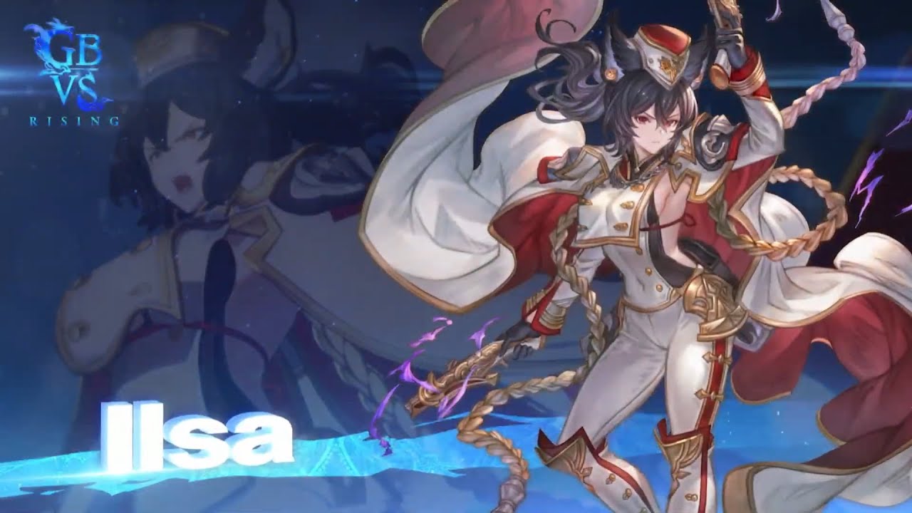Granblue Fantasy Versus Rising Ilsa Gameplay Trailer!!