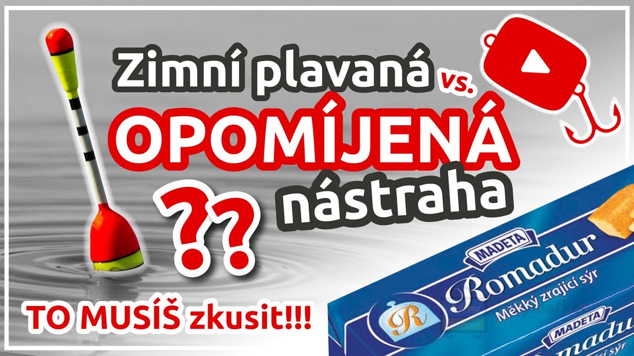 Zimní PLAVANÁ - ROHLÍKY JSME NECHALI DOMA! | Se splávkem na řece | Winter Float Fishing with Cheese