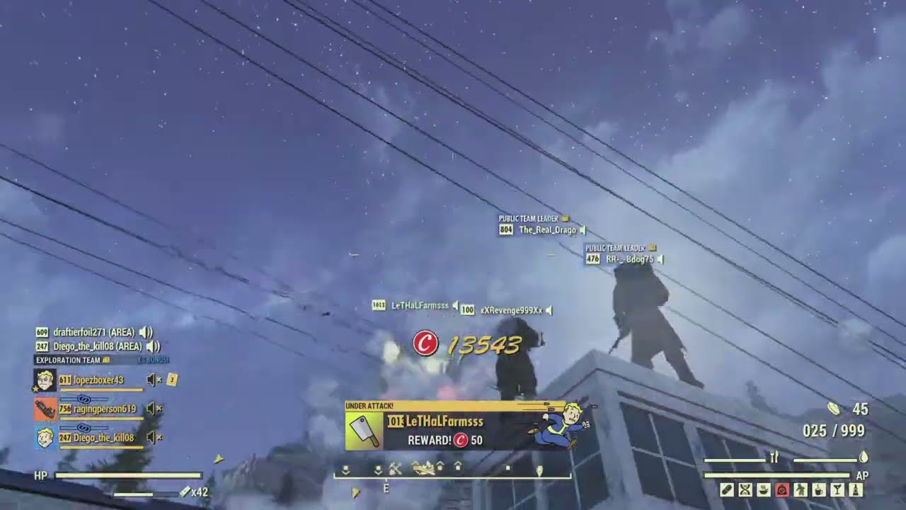 Fallout 76 Pvp: farming trash player The_Real_Drago
