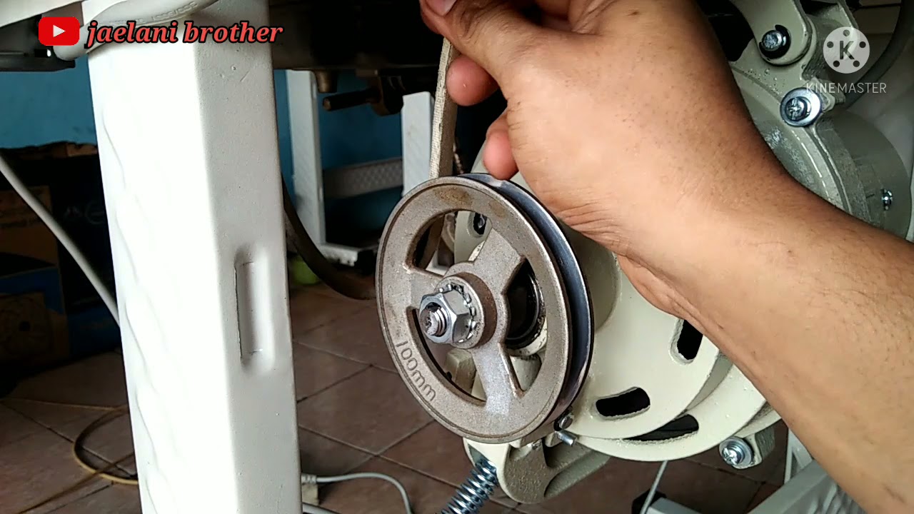 Tutorial ganti poli dinamo || menambah kecepatan mesin jahit