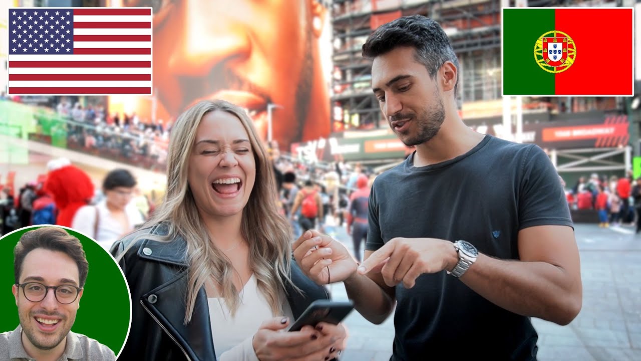 Can New Yorkers pronounce Portuguese words? // com @Weilà Tom