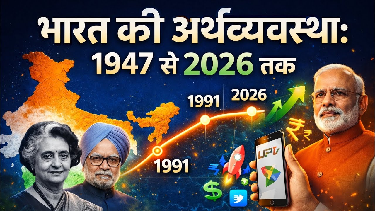 1947 से 2026: भारत गरीब से Global Economy कैसे बना?