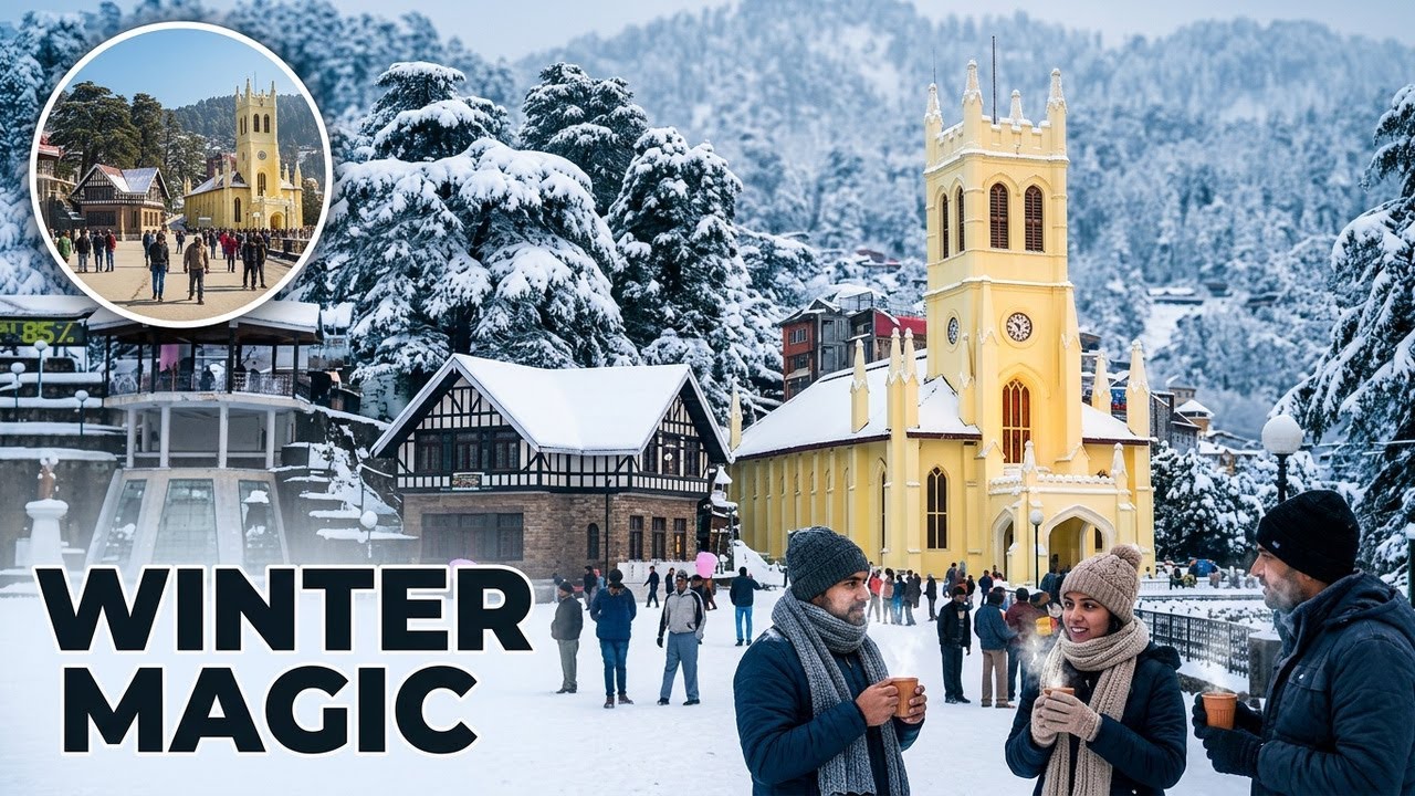 Shimla snowfall Mall Road | Shimla winter vlog | Himachal winter life