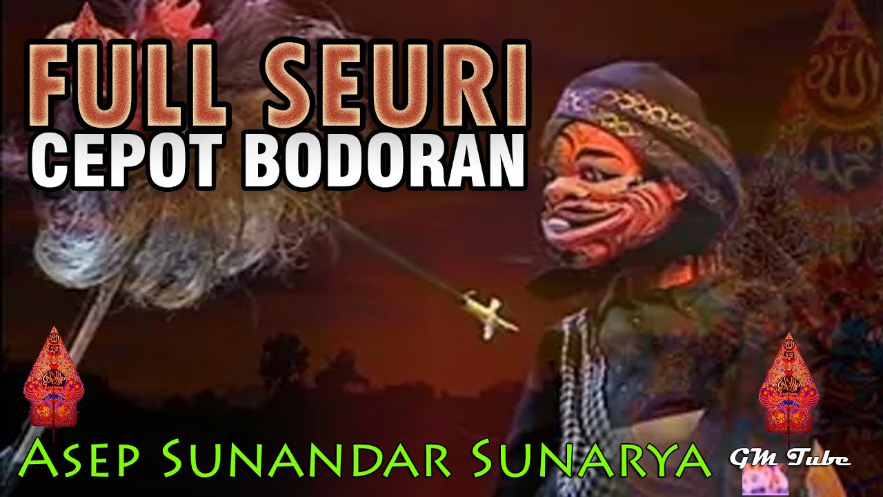 Cepot Diontrog Jurig Jariyan Wayang Golek Asep Sunandar Sunarya