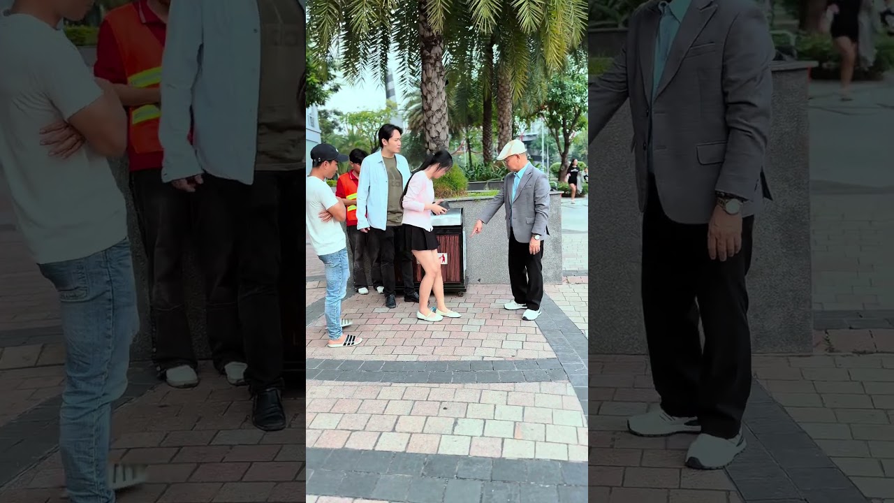 КМ - Пожалуйста, поднимите мусор и выбросьте его в мусорное ведро. [ЧЕЛОВЕК ДОБРОТЫ] 