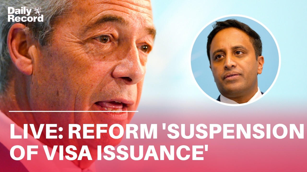 LIVE | Reform UK's Nigel Farage and Zia Yusuf unveil proposals for &ldquo;suspension of visa issuance&rdquo;