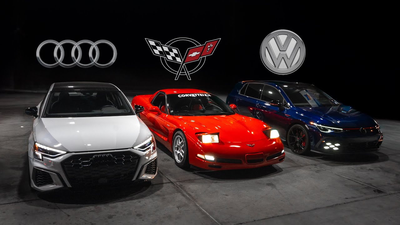 Tuned S3 vs Corvette Z06, E85 MK8 GTI