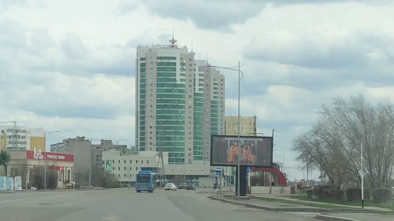 Актобе 2020. Карантин 38-ой день. Жутко. 10минут жизни пустого города