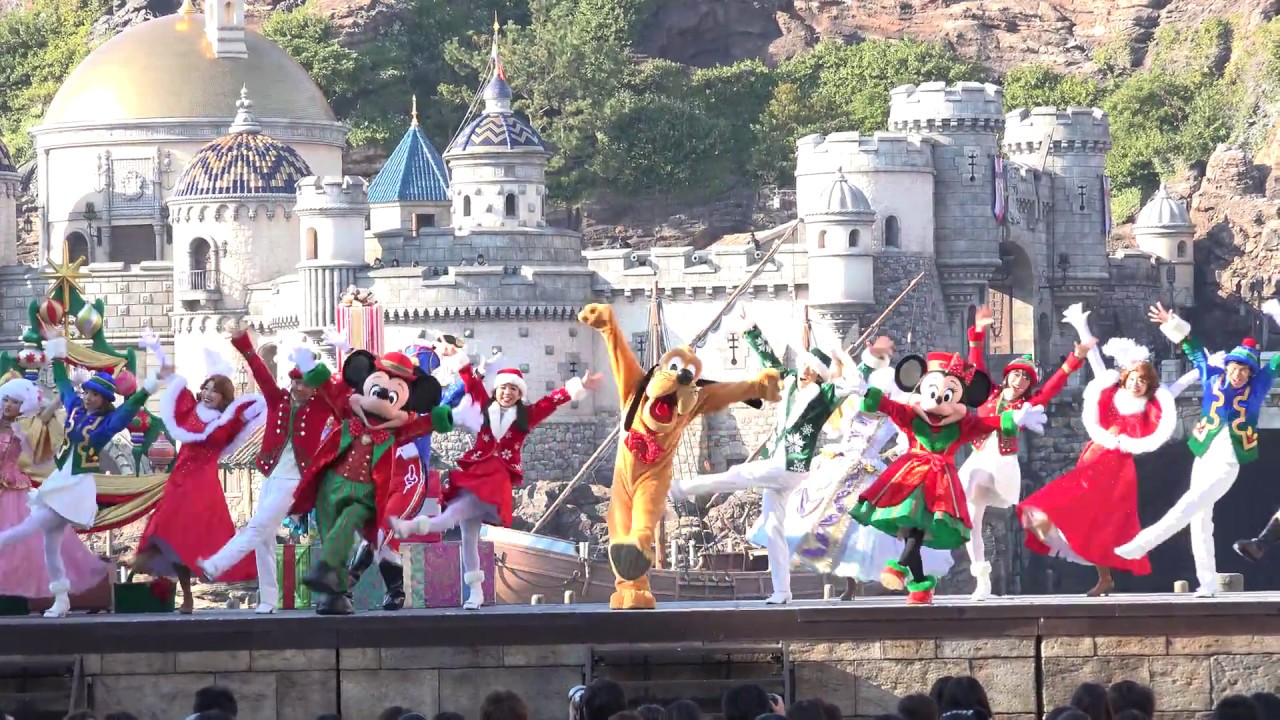 [4K]パーフェクトクリスマス2016　ミッキー広場にて