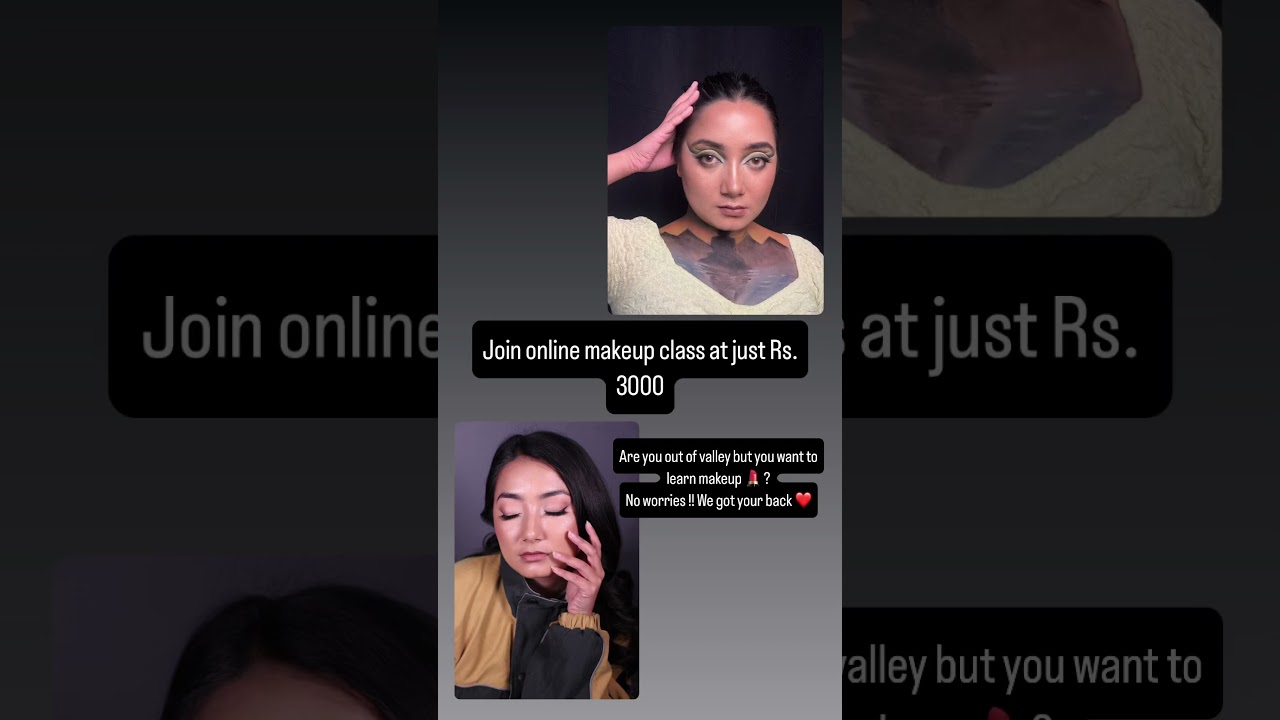 Online Makeup Class for Out of Valley Students | Learn From Home | Certificate Included 💄📲