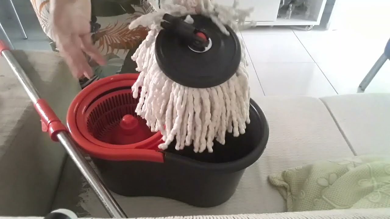 COMO USAR MOP GIRATÓRIO DA FORMA CORRETA @edineidesoares