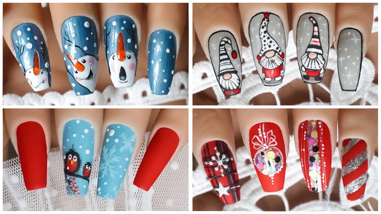 Christmas Nail Art 2025🎄| Winter Compilation & Easy Designs ❄️ Simple Nails Art Ideas | Cute Nails 💖