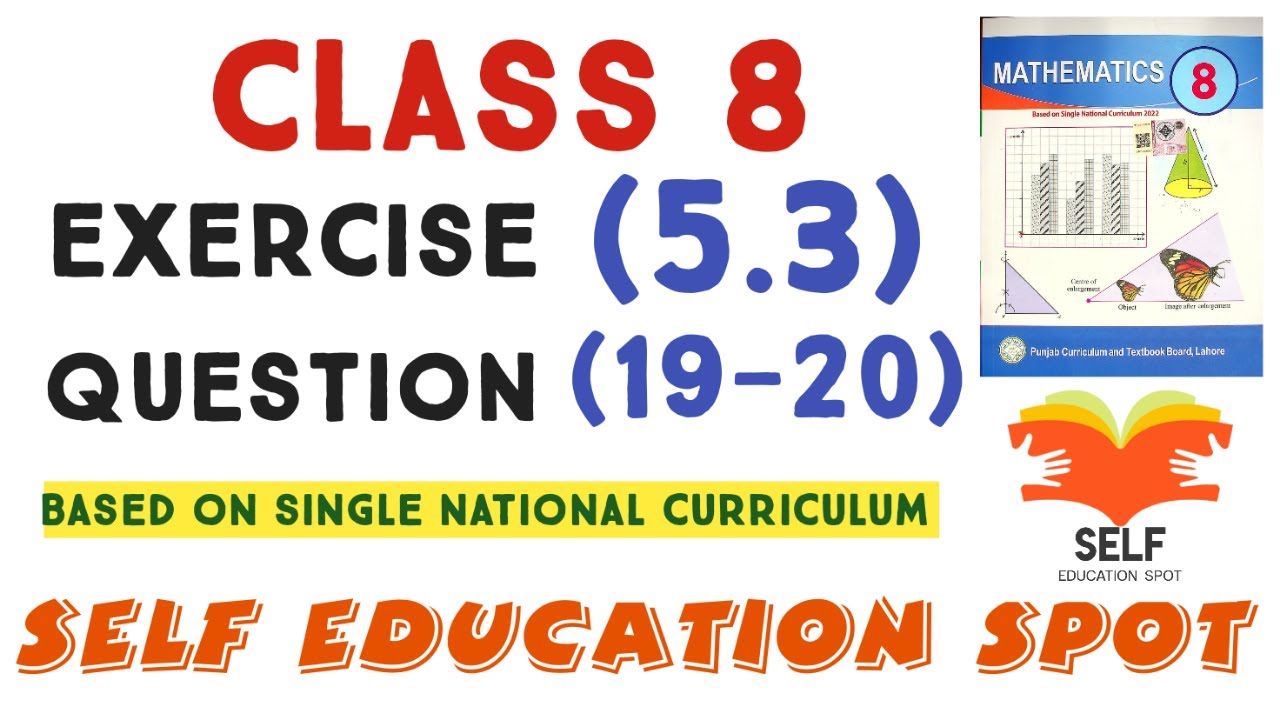 Class 8 Math Exercise 5.3|| EX - 5.3 Question 19,20 Class 8 || 8 class ex 5.3
