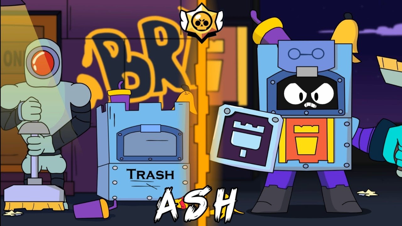BRAWL STARS ANIMATION - ASH ORIGIN