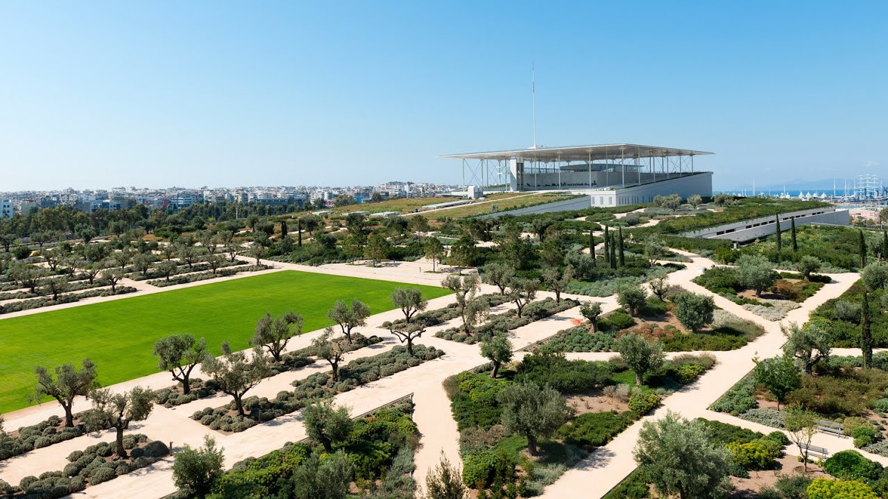 #120 Athens Walk at Stavros Niarchos Foundation Cultural Center SNFCC in Kallithea, Greece