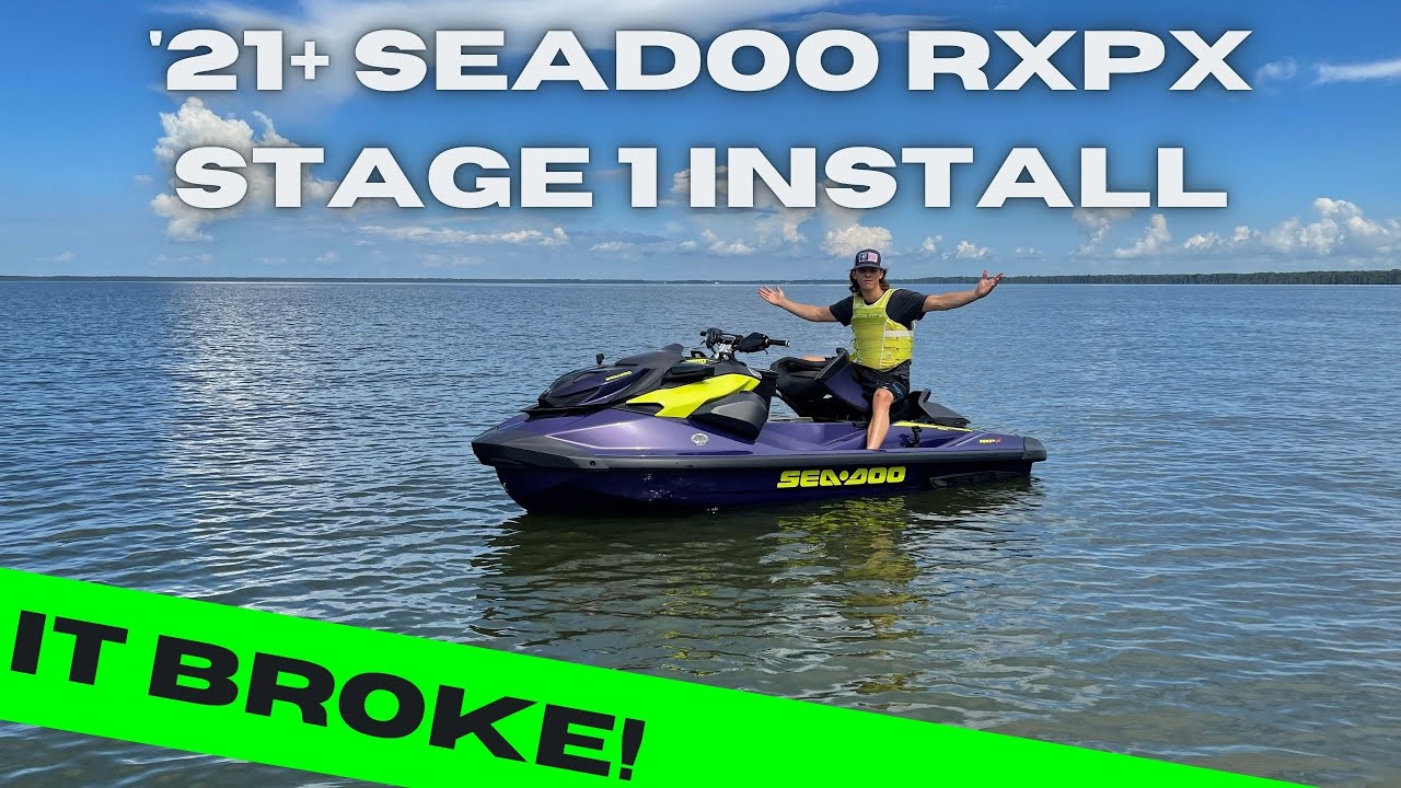 Установка SeaDoo RXPX 300 Stage 1 2021+*ОН СЛОМАЛСЯ*
