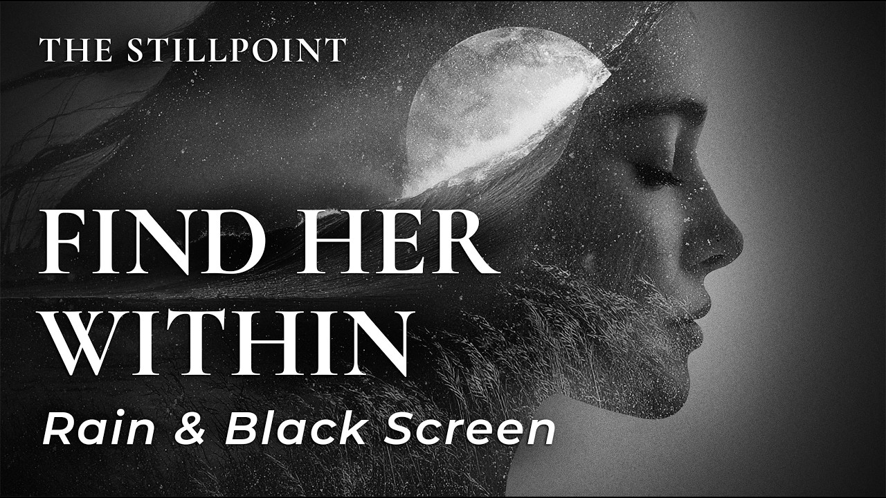Meet Your Inner Goddess: Archetypal Wisdom for Deep Sleep | Black Screen Rain Sounds