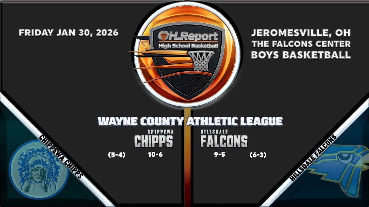 Hillsdale Falcons (9-5) vs. Chippewa Chipps (10-6) - WCAL Boys Hoops