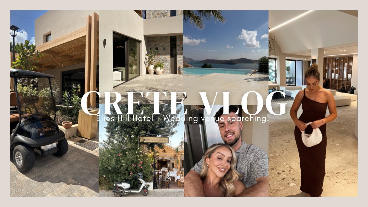 CRETE VLOG: Elios Hill Hotel, Exploring Crete + looking for a wedding venue!