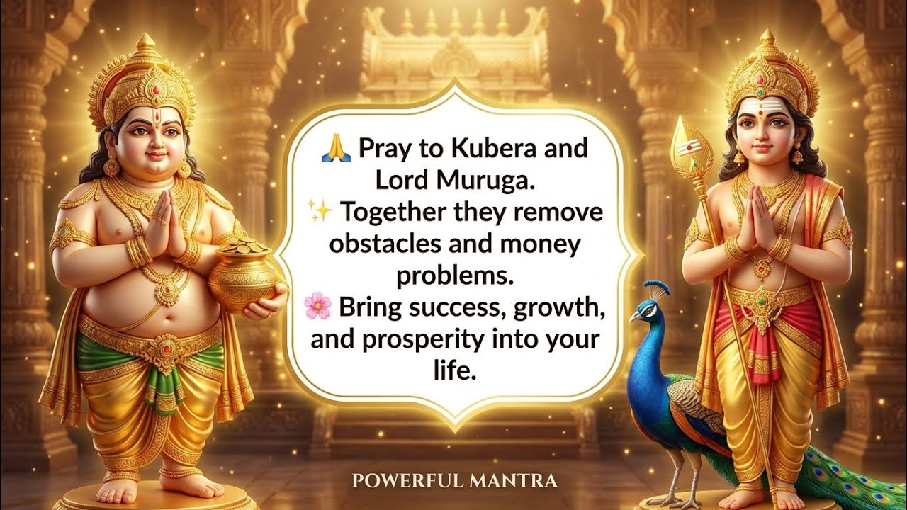 Kubera × Muruga Powerful Wealth & Victory Mantra 💰🔥