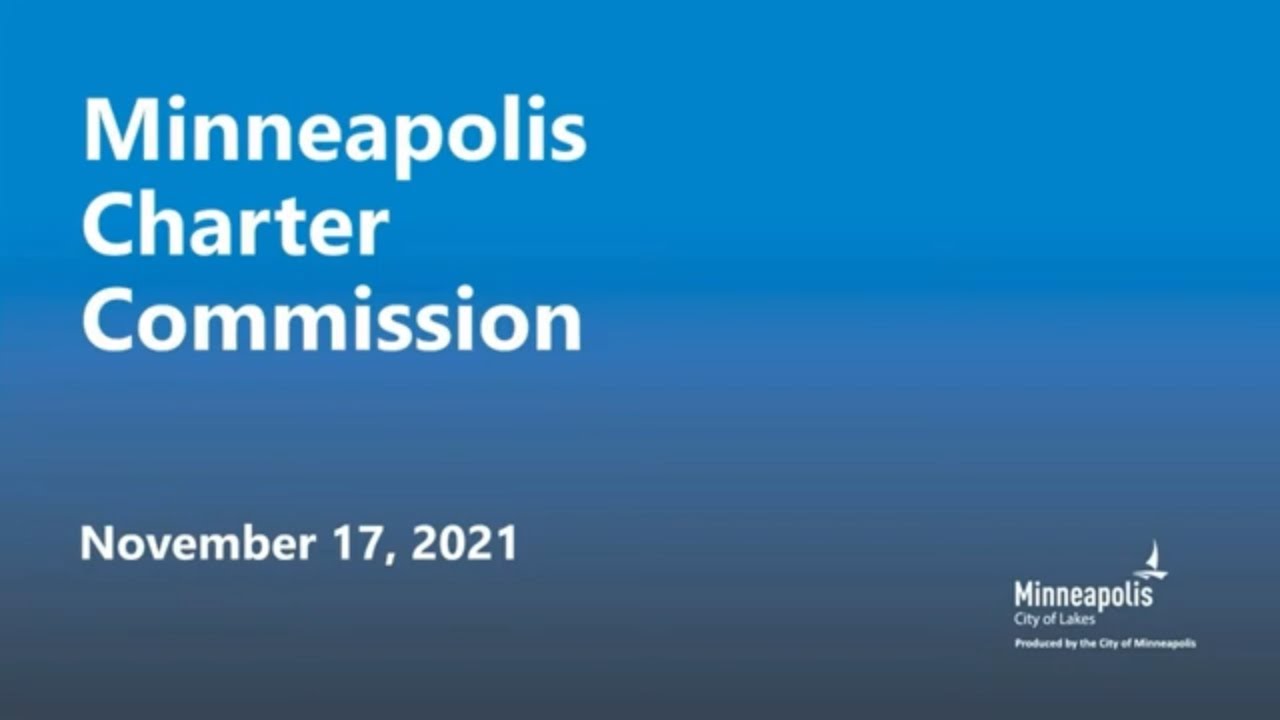 November 17, 2021 Charter Commission