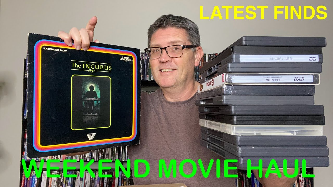 LATEST MOVIE HAUL - DVDs AND LASERDISC  📀