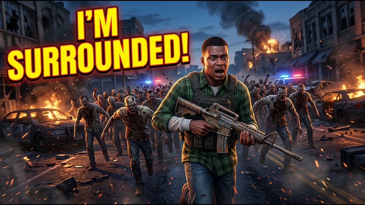 Welcome to Zombie Apocalypse in GTA 5! (Franklin Survival)