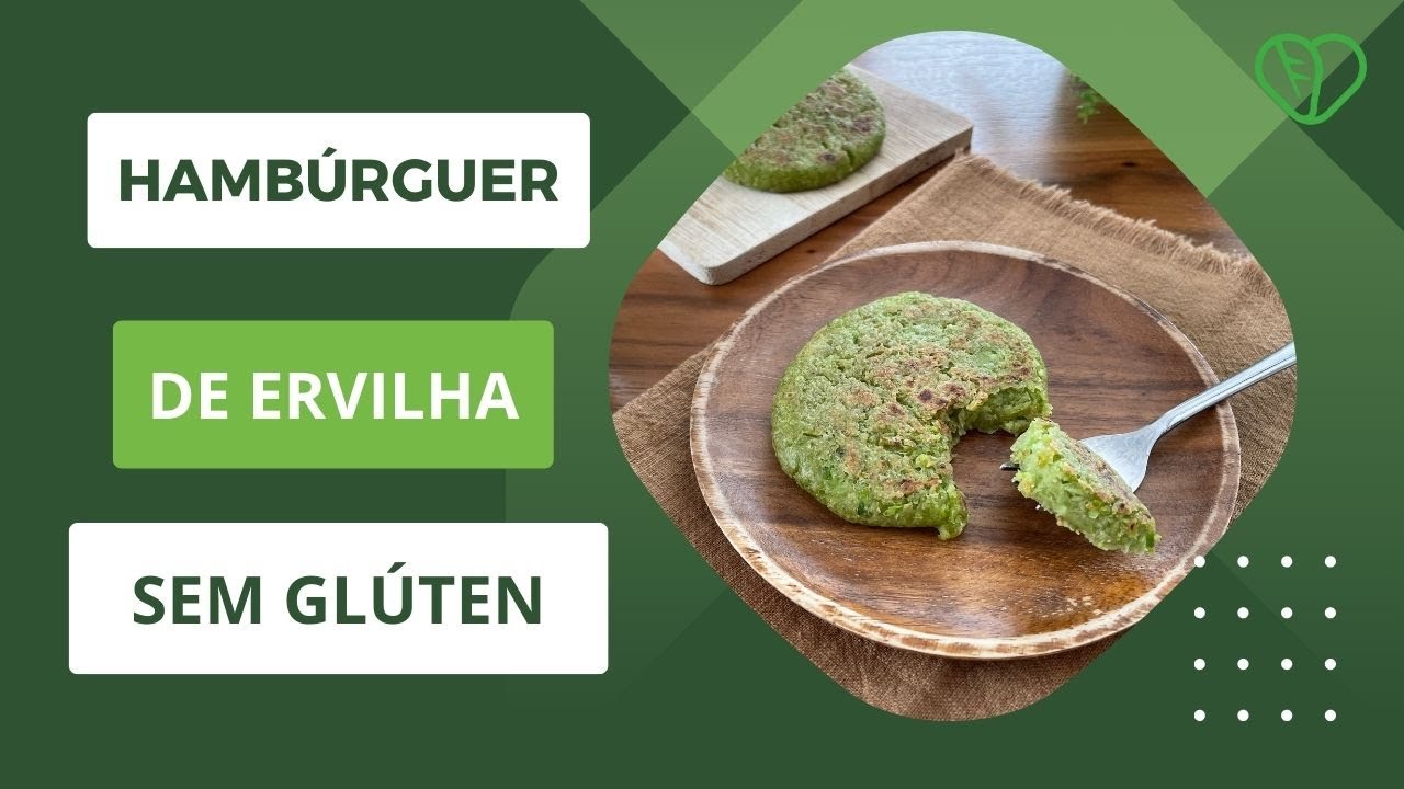 HAMBÚRGUER DE ERVILHA SEM GLÚTEN