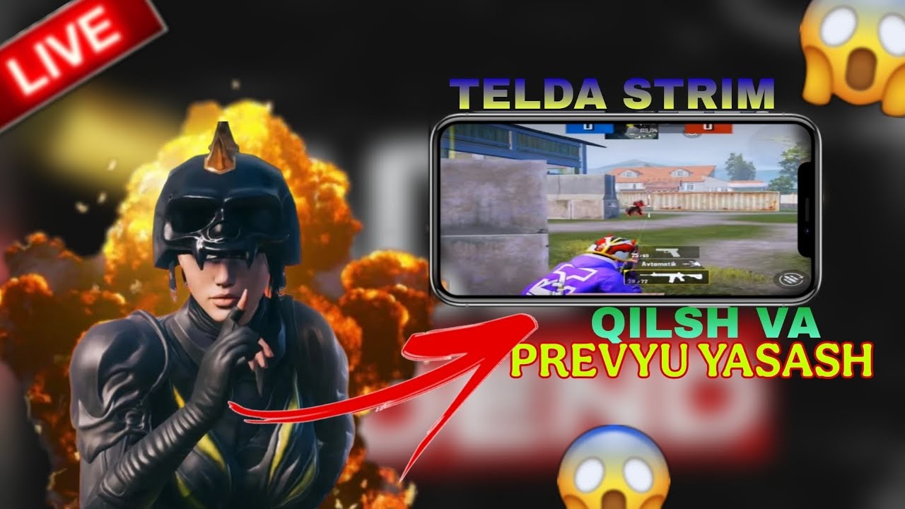 TELEFONDA STRIM QILISH VA PREVYU YASASH😱 @JAVOHIR_PUBGMOBILE  #aslamboi #yakudza #strimqilish