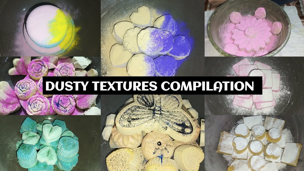 2x Dusty Gymchalk Compilation 💨 | Pure Crunch & Soft Crumbles ✨ #asmr #ytvideo #Gymchalk 