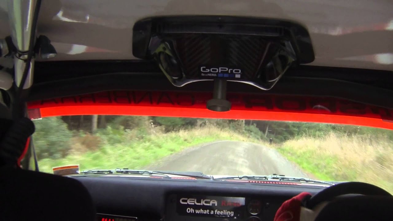 2013 Otago.  Neal Bates & Coral Taylor.  In car SS15 Kuri Bush