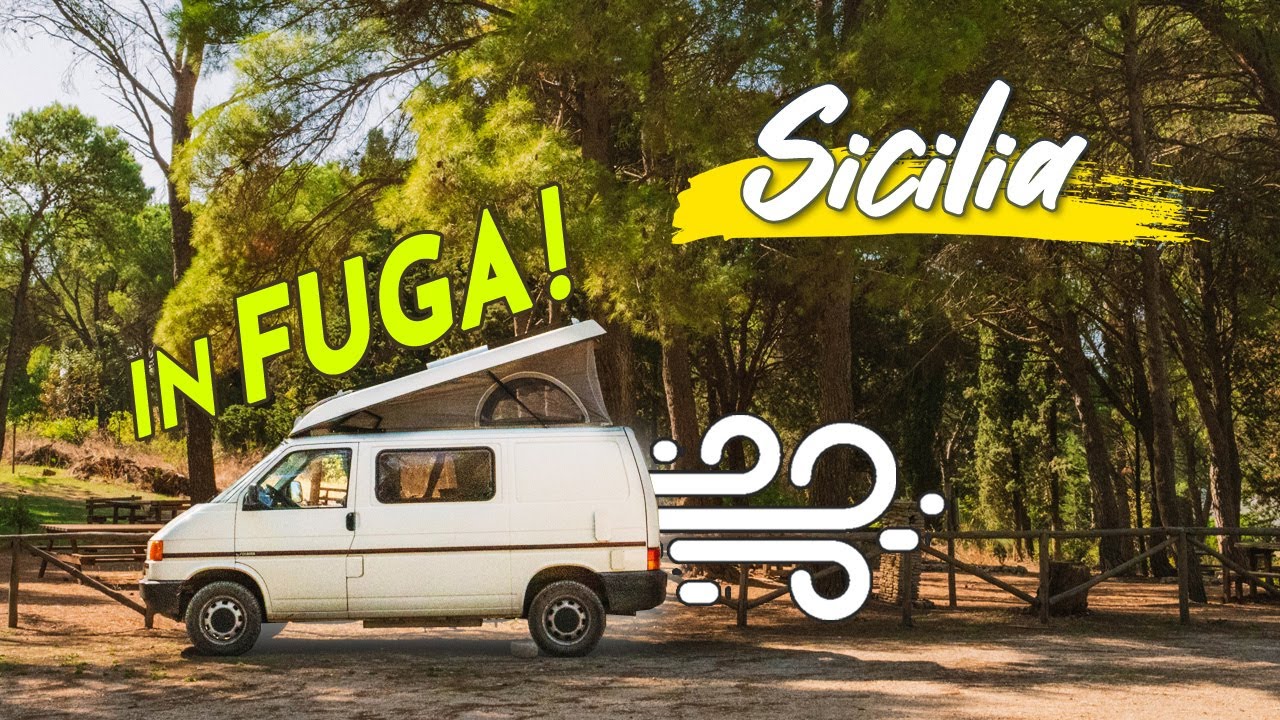 ALLERTA ROSSA: Cerchiamo un riparo! 😰 Giro della SICILIA in van