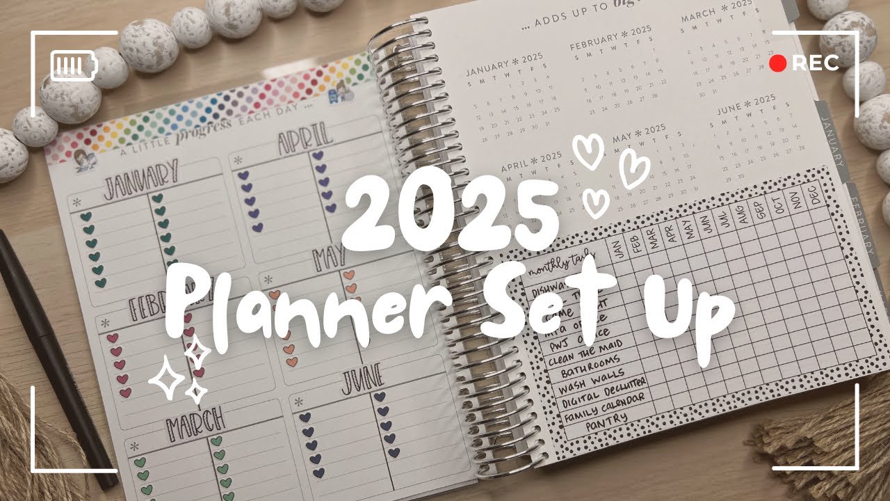 2025 PLANNER SET UP PLAN WITH ME | DAILY DUO | ERIN CONDREN | DAILY DUO PLAN WITH ME | PLAN WITH ME