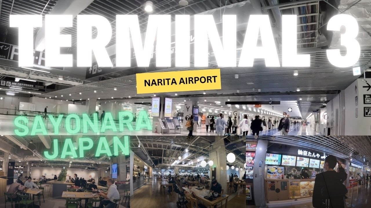 Terminal 3 Narita Airport –Sayonara Japan! Vlog - 34 #getviews  #youtubechannelgrowth #getmoreviews