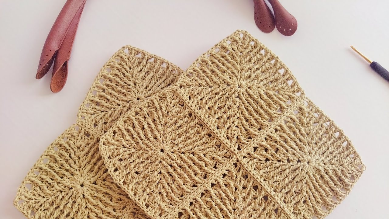 çanta motifi nasıl birleştirilir #crochet #crochetbag