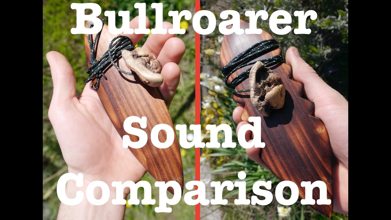 ❓Bullroarer Sound Comparison: Wingform vs. Jaggs -  Schwirrholz Vergleich: Flügelform vs. Gezackt