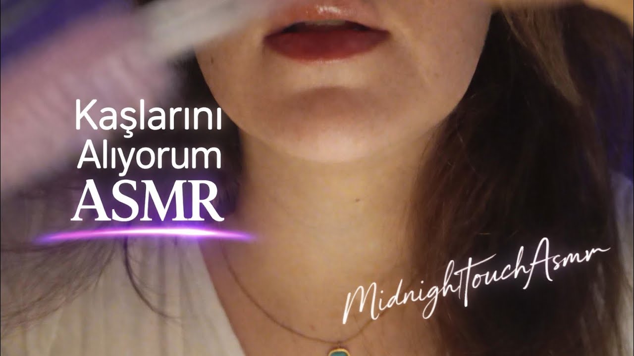 ASMR TÜRKÇE | Kaşlarını Alıyorum 💜🪽Role Play•Fısıltı•Derin Uyku