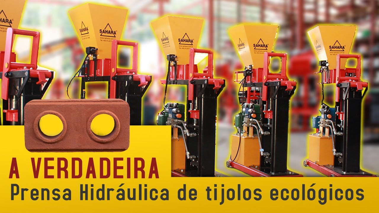 Prensa de Tijolo Ecológico - Profissional HM - Jarfel Sahara