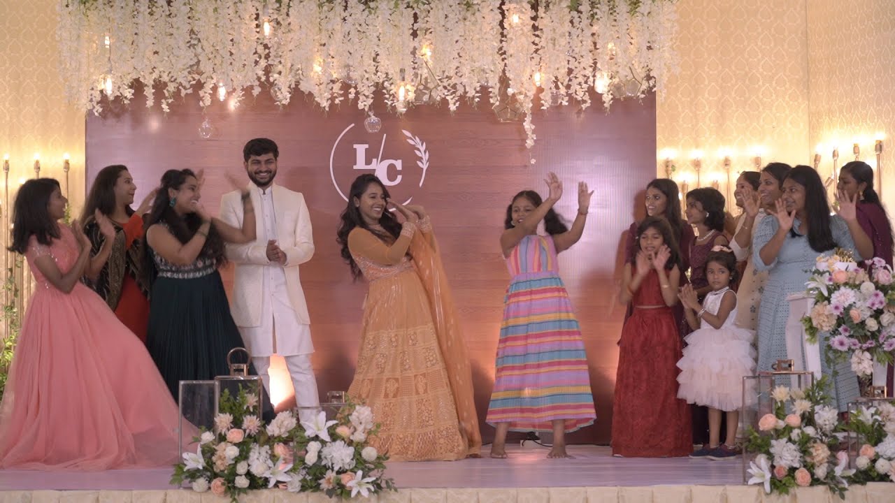 Laibin & Chippy . Betrothal Ceremony, MC Jovita P Joy, Wedding Dance | Kerala Christian engagement