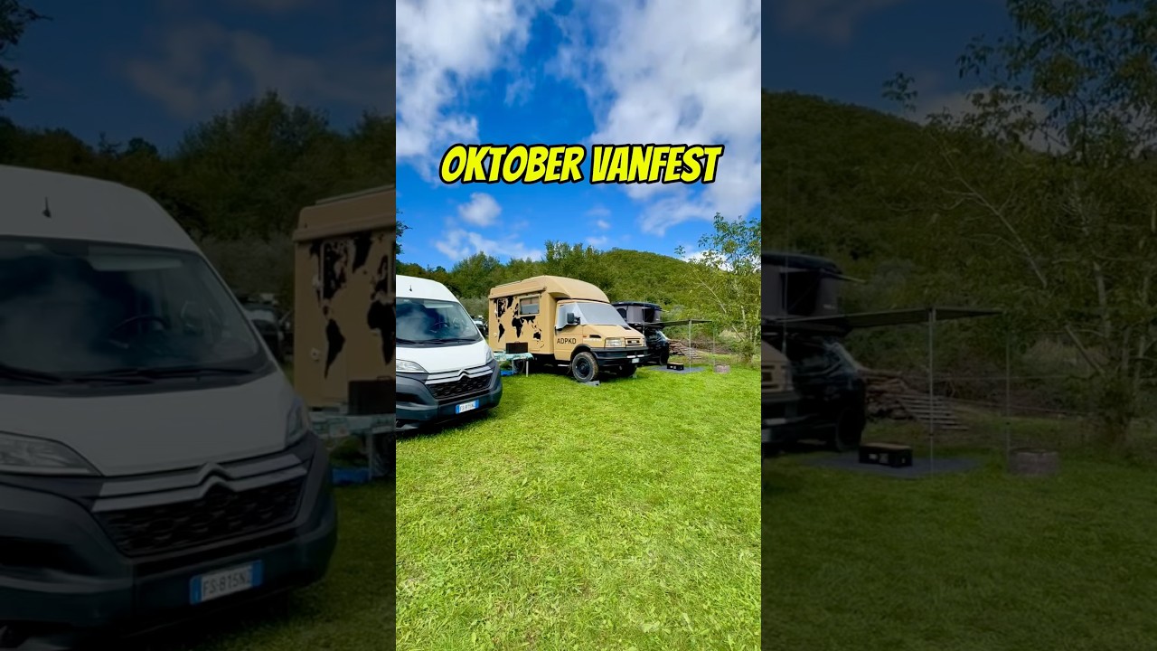 OKtober VANfest 😎‼️⚠️❤️#vanlife #selfmade #freedom #fire #shorts #camper #vanconversion #travel