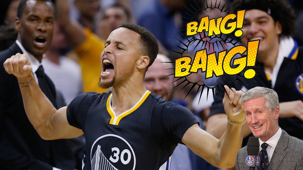 Mike Breen reacts to Steph Curry's OT game winner vs. OKC | Golden State Warriors