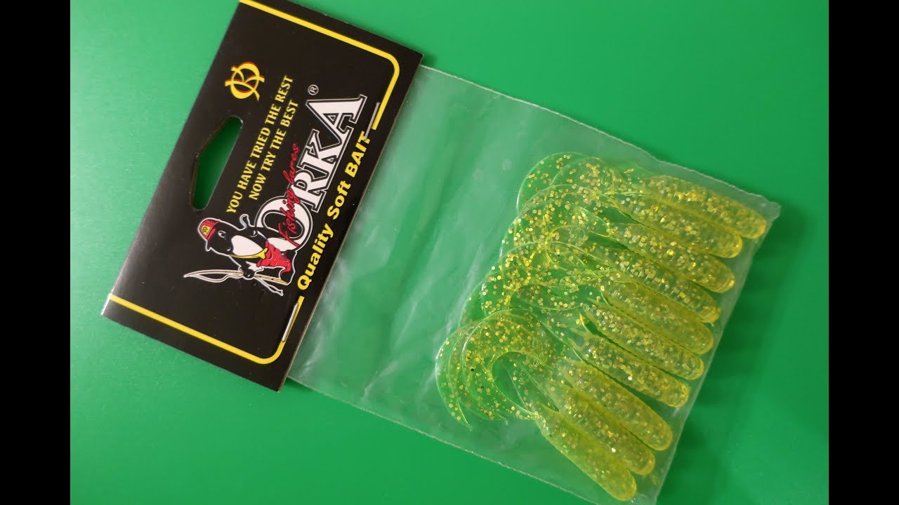 Видеообзор силиконовой приманки Orka Twister по заказу Fmagazin