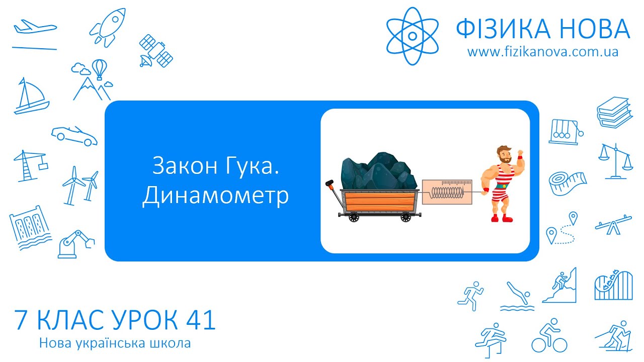 Фізика 7 НУШ. Урок №41. Закон Гука. Динамометр