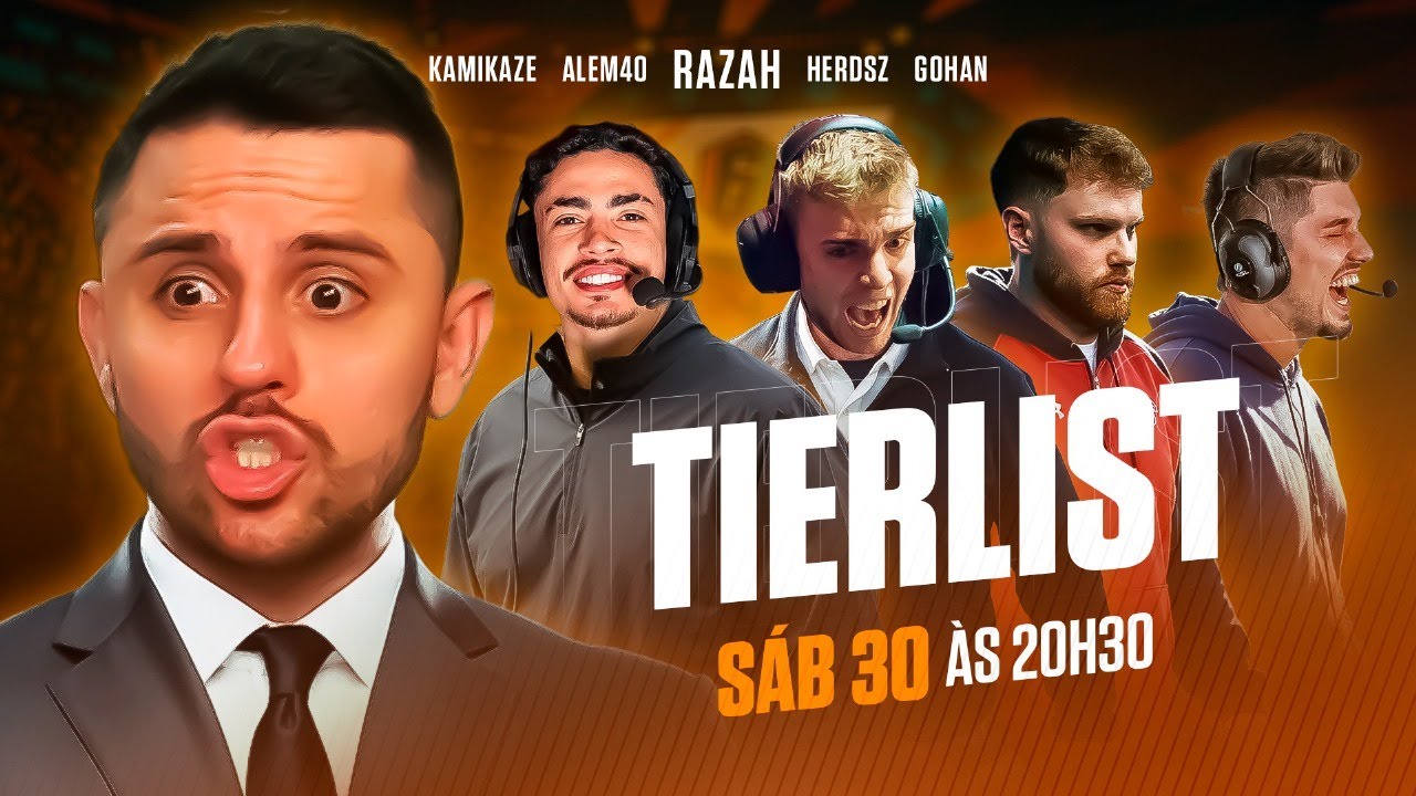TIER LIST DO SERVIDOR BRASILEIRO ft Alemao, Kami, Herdsz e Gohan