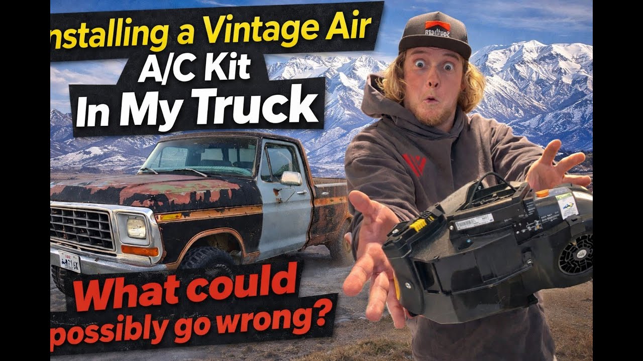 Installing a Vintage Air A/C Kit In My 78 F150